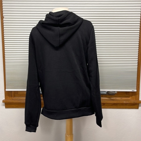 Troop NWT Black Hooded Sweatshirt Hoodie Size Medium - Picture 6 of 11